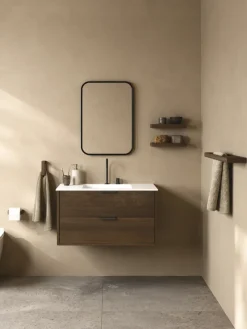 Portarrollos para papel higiénico Andersen, Dark Stain Matt Lacquer Ash.