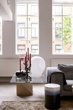 Portavelas Apple tree L 53 cm, Gris oscuro