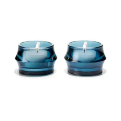 Portavelas Arc 5 cm 2-pack, Azul oscuro