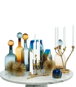 Portavelas ardilla Twiggy 30 cm, Dorado