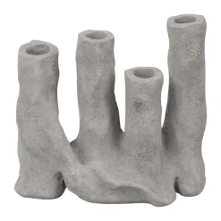 Portavelas Art piece four, Light grey