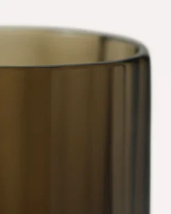 Portavelas Aspelin Ø8x11 cm, Brown