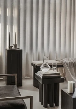 Portavelas bajo Brick 7,5x14 cm, Calacatta