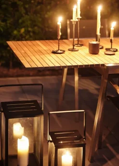 Portavelas Belfort, Anthracite H37 cm