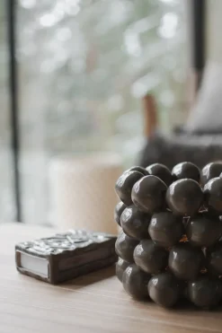 Portavelas Bright Ø17 cm, Shiny dust