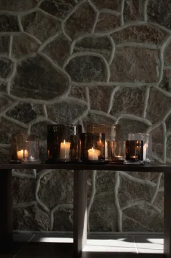 Portavelas Bubble Ø14 cm, Clear