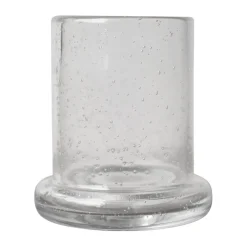 Portavelas Bubble Ø10 cm, Clear