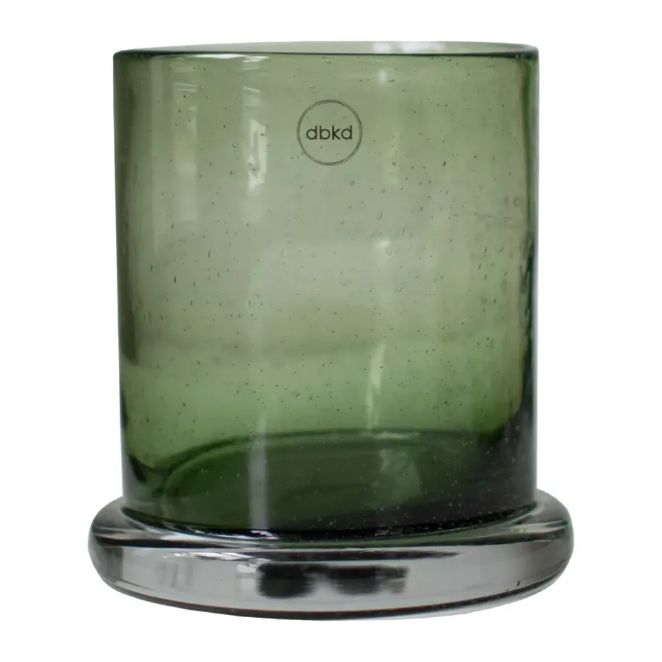 Portavelas Bubble Ø14 cm, Verde