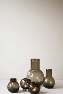 Portavelas Bunch mini Ø12 cm, Brown