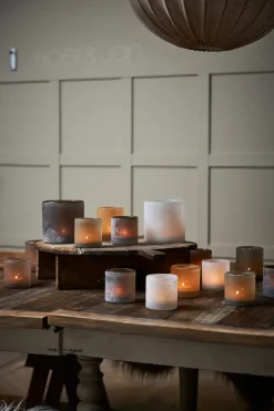 Portavelas Bungenäs Ø12,5 cm, marrón