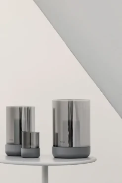 Portavelas Calma Ø12 cm, Gray-smoke