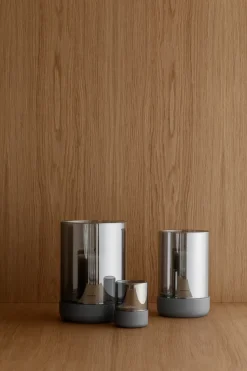 Portavelas Calma Ø10 cm, Steel grey