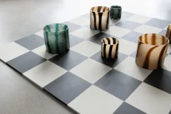 Portavelas Calore XS Ø10 cm, Black-beige