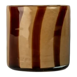Portavelas Calore XS Ø10 cm, Brown-beige