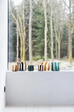 Portavelas Calore XS Ø10 cm, Brown-beige