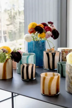 Portavelas Calore XS Ø10 cm, Brown-beige