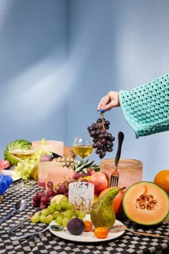 Portavelas Calore XS Ø10 cm, Rosa-beige-burdeos