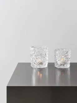 Portavelas Carat transparente, 7,9 cm