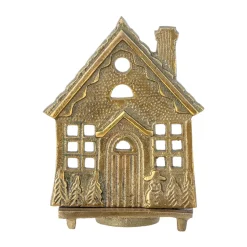 Portavelas Crista 6x14 cm, Latón