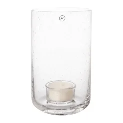 Portavelas de cristal Ernst, Ø9x15 cm