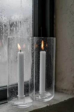 Portavelas de cristal Ernst, Ø11x25 cm