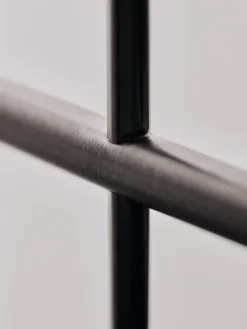 Portavelas Elysia, Brushed stainless steel