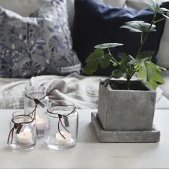 Portavelas Ernst H10 cm Ø6,5 cm, transparente