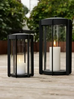 Portavelas Firefly Lanterna 35 cm, Black