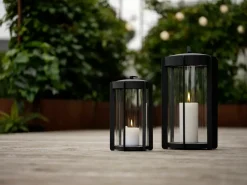 Portavelas Firefly Lanterna 25 cm, Black