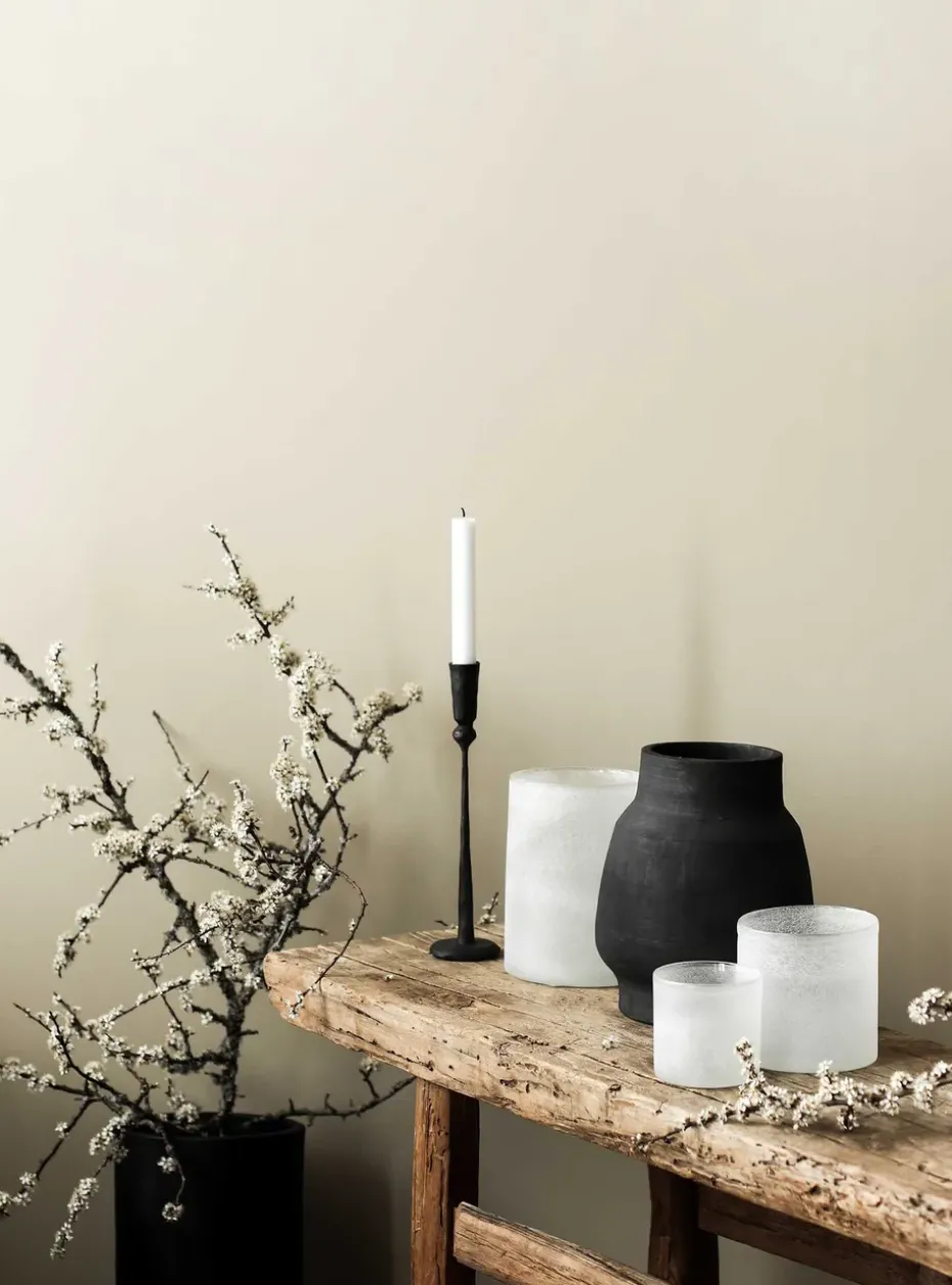 Portavelas Frost M, blanco