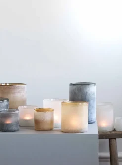 Portavelas Frost S, gris