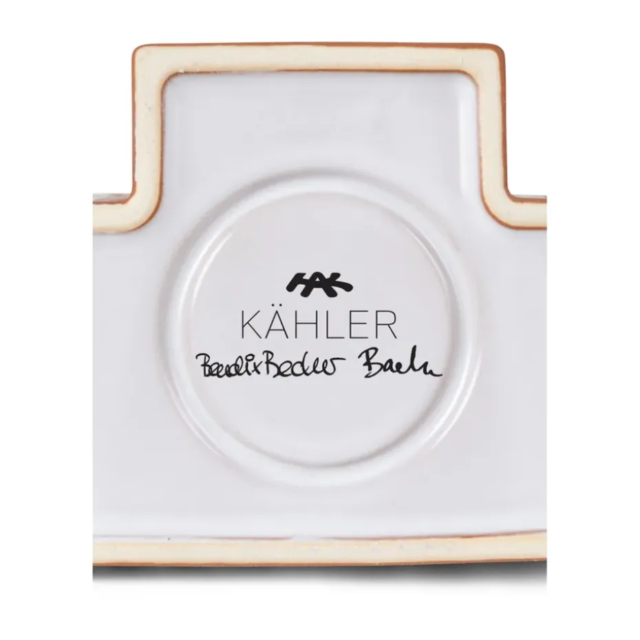 Portavelas Gingerbread grande 17 cm, Marrón