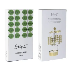 Portavelas giratorio Stig L Berså medium, Dorado