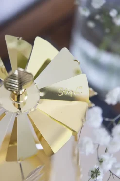 Portavelas giratorio Stig L Berså medium, Dorado