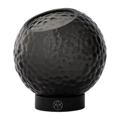Portavelas Globe Ø10 cm, Negro