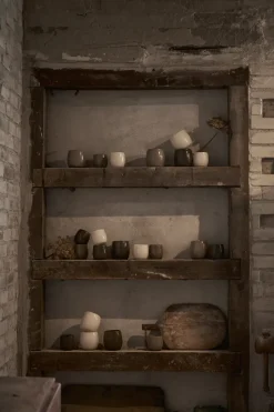 Portavelas Goya Ø8 cm, Blanco