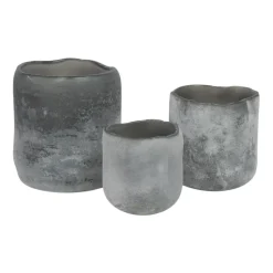 Portavelas Halde 12 cm, gris