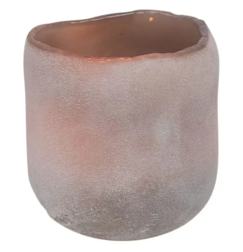 Portavelas Halde 8 cm, gris