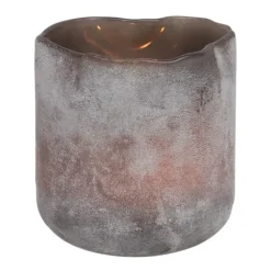 Portavelas Halde 10 cm, gris