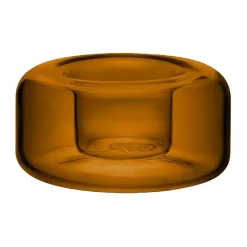 Portavelas Happy 4,7 cm, Ámbar