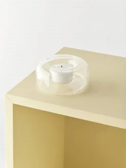 Portavelas Happy 4,7 cm, Transparente