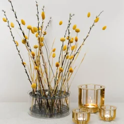 Portavelas Jazz, latón