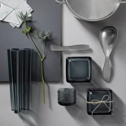 Portavelas Kastehelmi 64 mm, gris