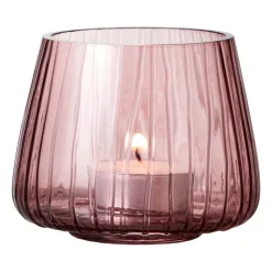 Portavelas Kusintha 7,5 cm 2 unidades, Rosa