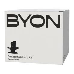 Portavelas Lara XS 9 cm, Naranja-marrón