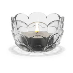 Portavelas Lily Ø7 cm, Transparente