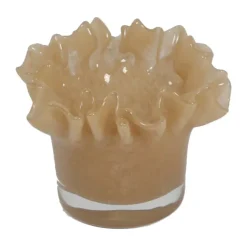 Portavelas Loa 14 cm, Beige