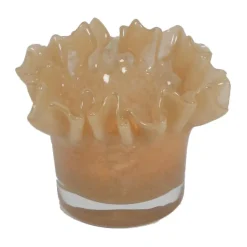 Portavelas Loa 14 cm, Beige