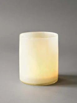 Portavelas Lyric L, Linen (blanco)