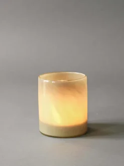 Portavelas Lyric M, gris claro